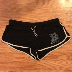 Vintage Bebe black & white shorts size XS